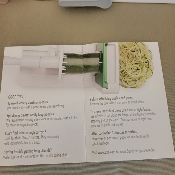 OXO Good Grips 3-blade Tabletop Spiralizer with Stronghold Grip - Picture 8 of 8